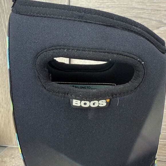 Bogs Waterproof -30f Classic High Bubbles Big Girl Sz 5 Pull On Winter Rain Boot - Picture 11 of 12